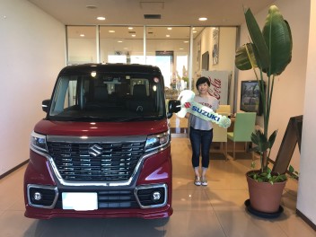 スペーシアカスタム　ご納車！！